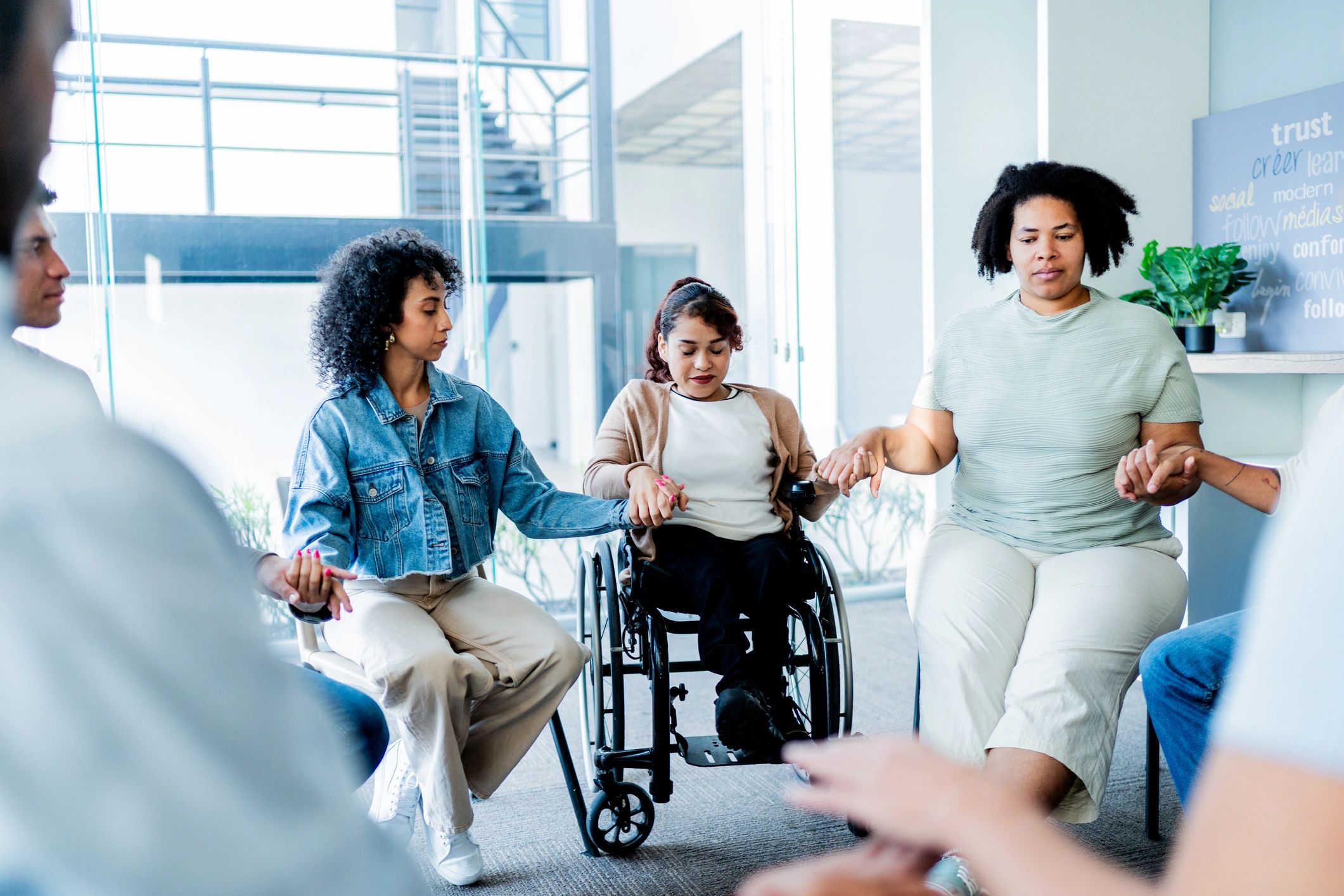 diverse supportive community, hope, resilience